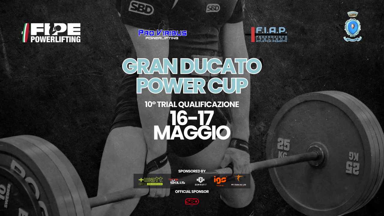 10° TRIAL Camp. Ita Powerlifting – Cat. 83 Men -STACCO
