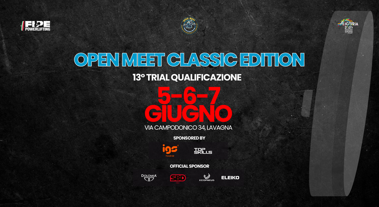 13° TRIAL Camp. Ita Powerlifting – Cat. 83 kg Men – STACCO